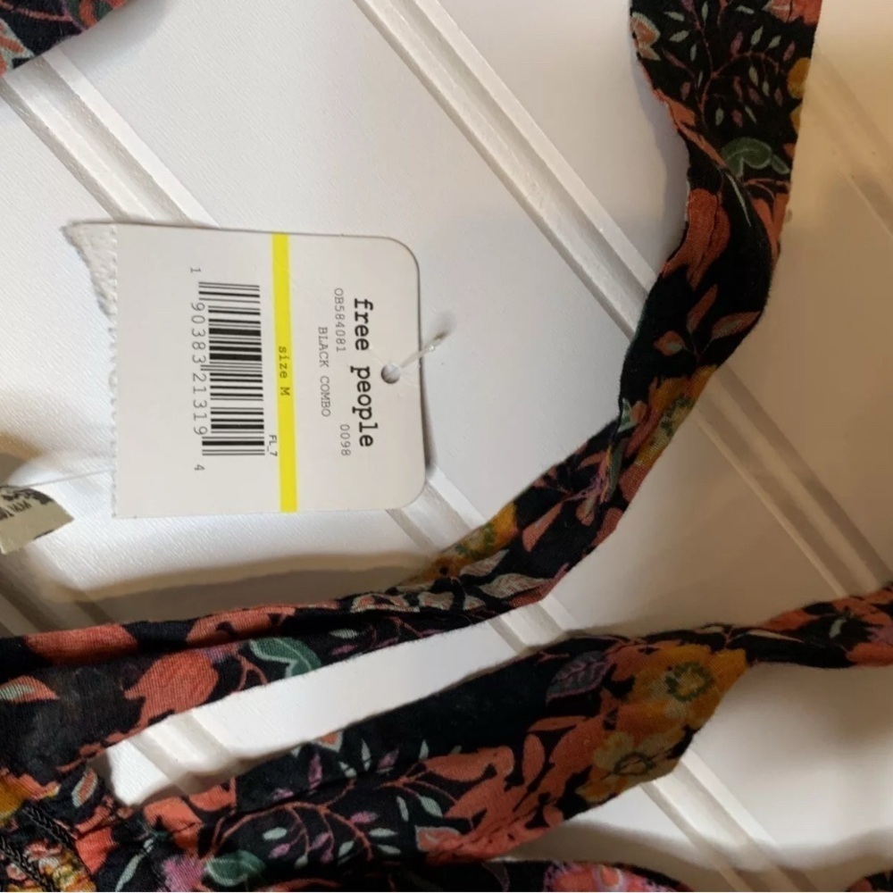 Intimately Free People Neon Field Tiny Top Floral Bralette Womens Medium NEW 80 - Picture 3 of 3